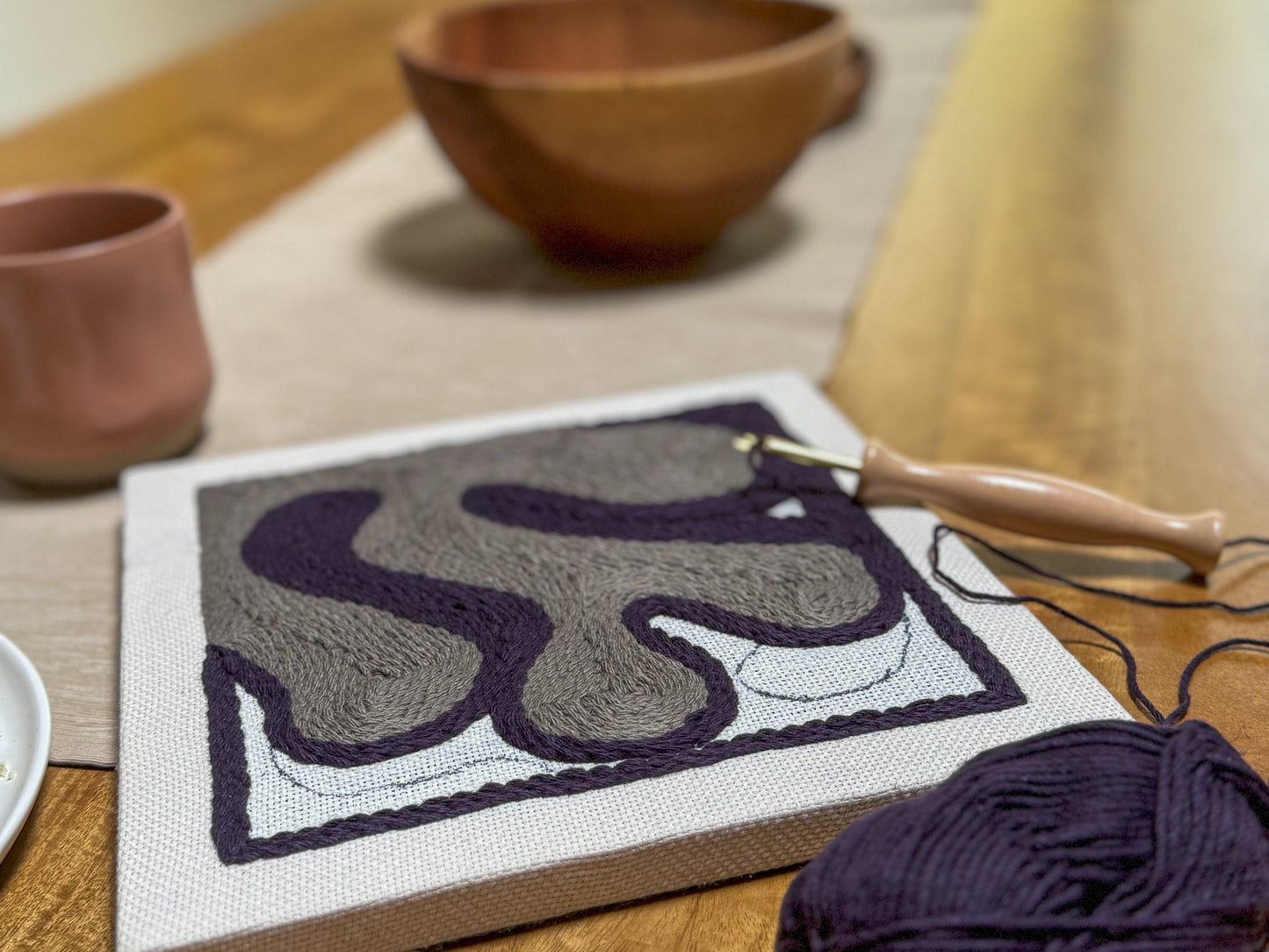 "Mind Meld" - Punch Needle Kit - Modern DIY Wall Art for Beginners