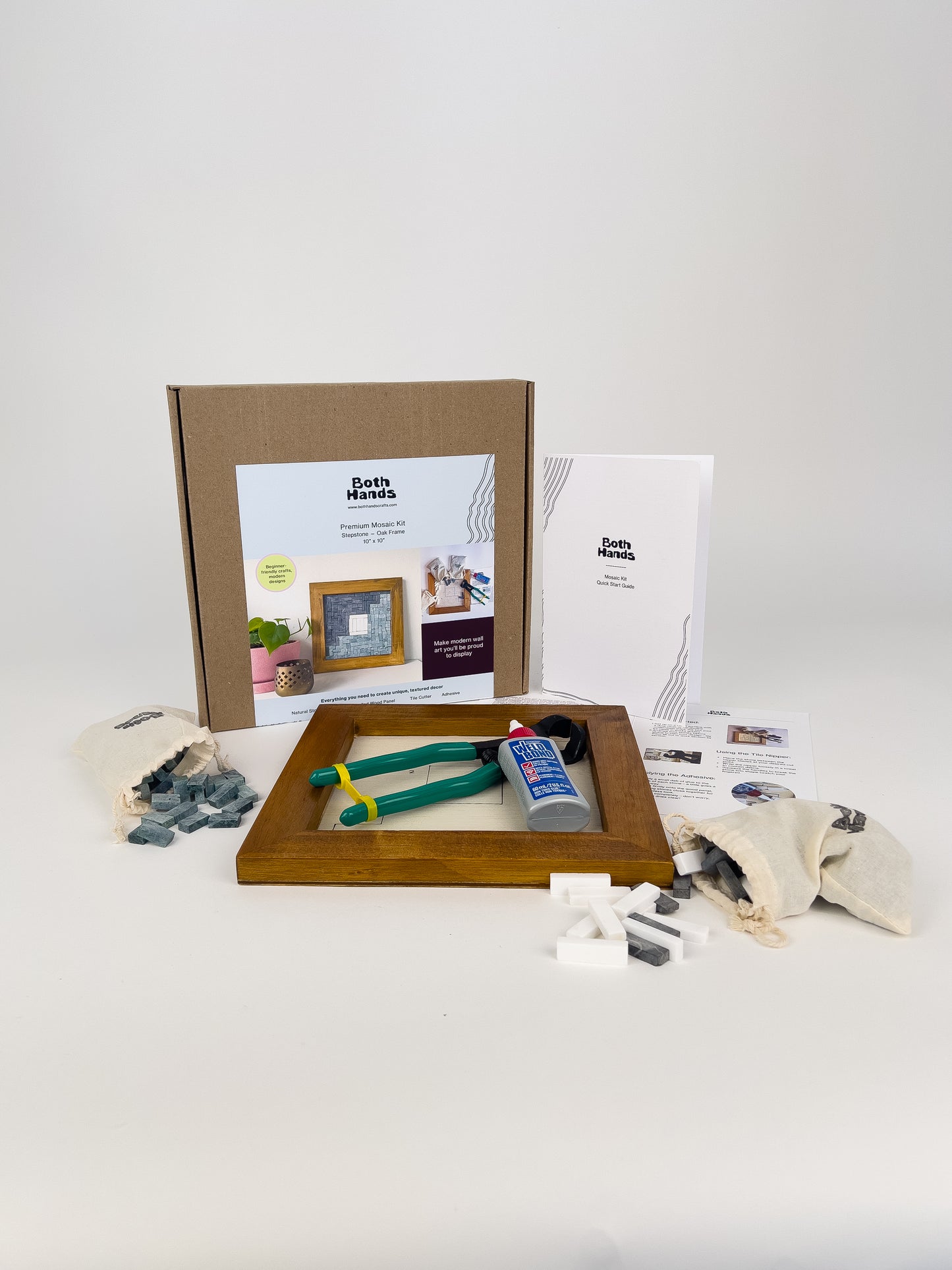 Stepstone - Mosaic Wall Art Kit -  Oak Frame