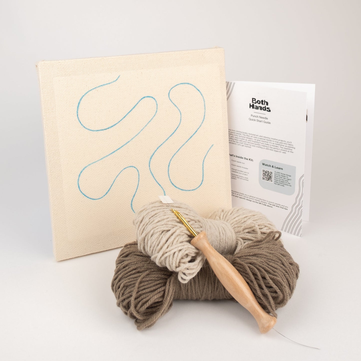 "Mind Meld" - Punch Needle Kit - Modern DIY Wall Art for Beginners