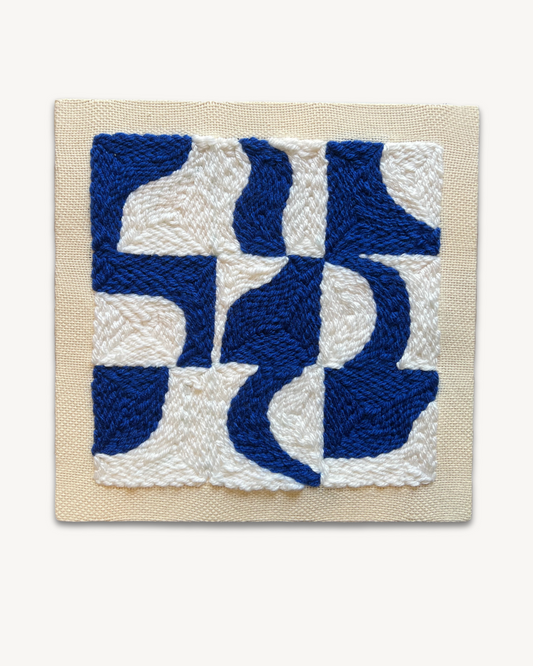 "Rudia" - Punch Needle Kit - Modern DIY Wall Art for Beginners