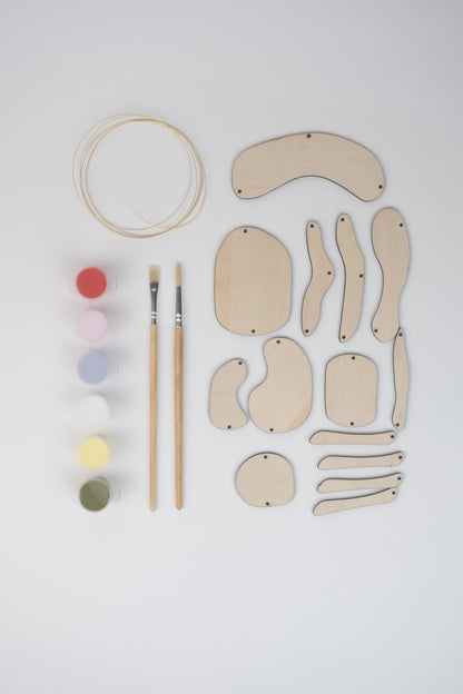 "Orbit" Mobile Kit - DIY Modern Sculptural Mobile Craft Kit