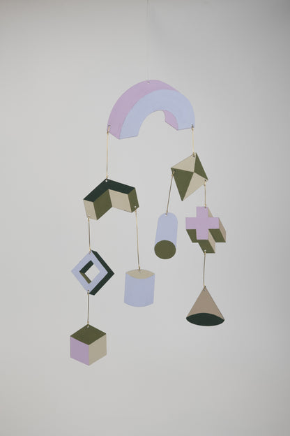 "Construct" Mobile Kit - DIY Modern Geometric Wall Hanging