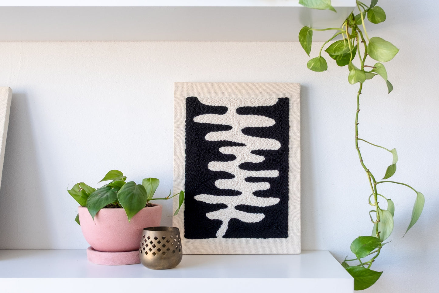 "Fluid" - Punch Needle Kit - Modern DIY Wall Art for Beginners