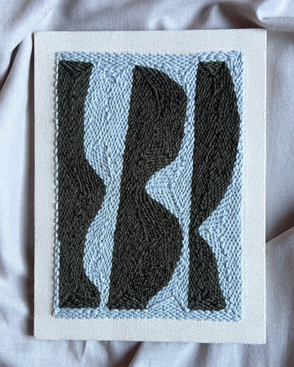 "Pillars" - Punch Needle Kit - Modern DIY Wall Art for Beginners