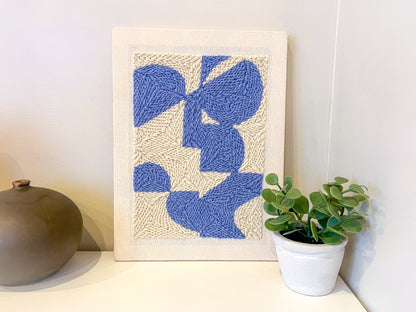 "Fractal" - Punch Needle Kit - Modern DIY Wall Art for Beginners