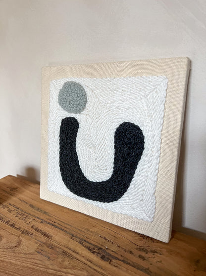 "Lucky" - Punch Needle Kit - Modern DIY Wall Art for Beginners