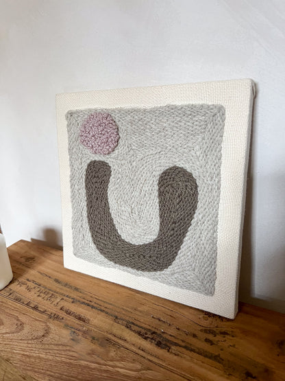 "Lucky" - Punch Needle Kit - Modern DIY Wall Art for Beginners