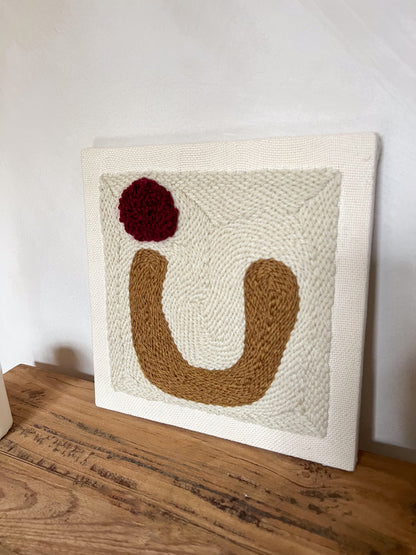 "Lucky" - Punch Needle Kit - Modern DIY Wall Art for Beginners