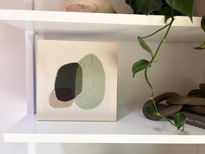 "Pebbles III" - Punch Needle Kit - Modern DIY Wall Art for Beginners