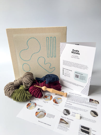 "Merida" - Punch Needle Kit - Modern DIY Wall Art for Beginners