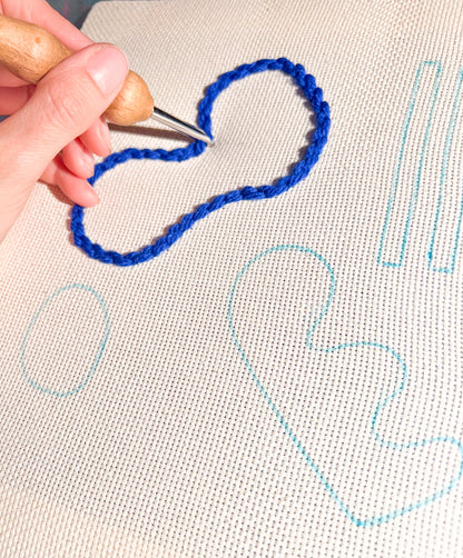 "Merida" - Punch Needle Kit - Modern DIY Wall Art for Beginners