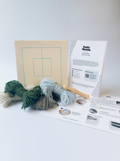 Color Plane - Punch Needle Kit