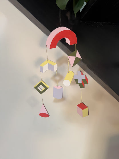 "Construct" Mobile Kit - DIY Modern Geometric Wall Hanging