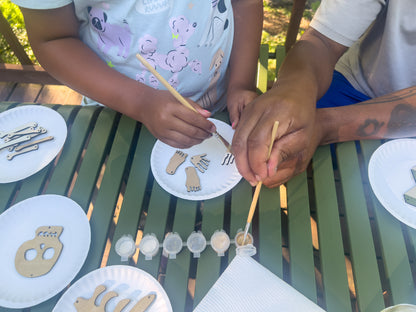 "Bones" Mobile Kit - DIY Modern Skeleton Wall Hanging