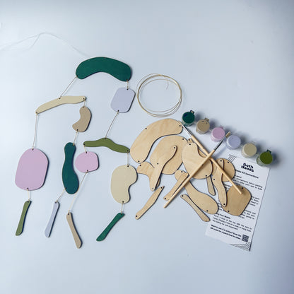 "Orbit" Mobile Kit - DIY Modern Sculptural Mobile Craft Kit