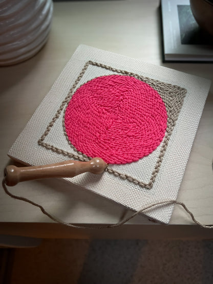 "Spotted" - Punch Needle Kit - Modern DIY Wall Art for Beginners