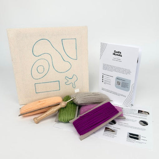 "Endless Color" - Punch Needle Kit - Modern DIY Wall Art for Beginners