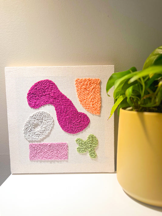 "Endless Color" - Punch Needle Kit - Modern DIY Wall Art for Beginners