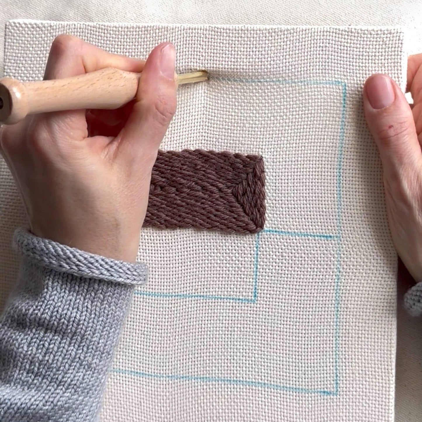 Color Plane - Punch Needle Kit