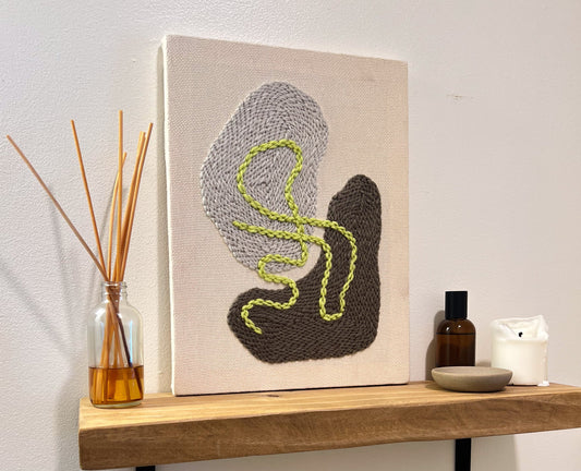 Pebbles II - Punch Needle Wall Art Kit