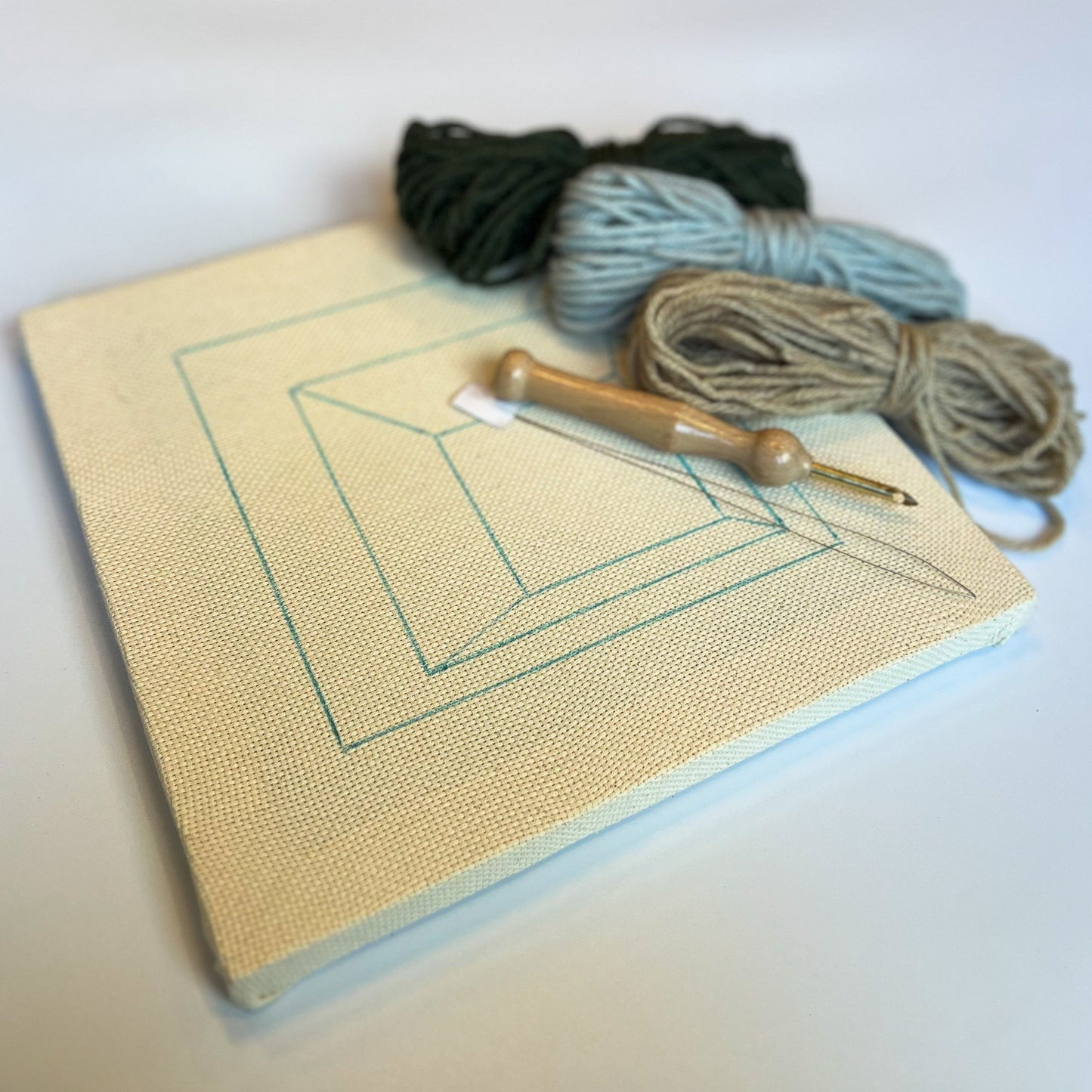 Squared - Punch Needle Wall Art Kit