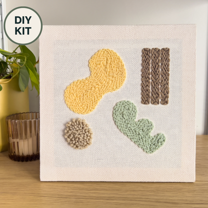 "Merida" - Punch Needle Kit - Modern DIY Wall Art for Beginners