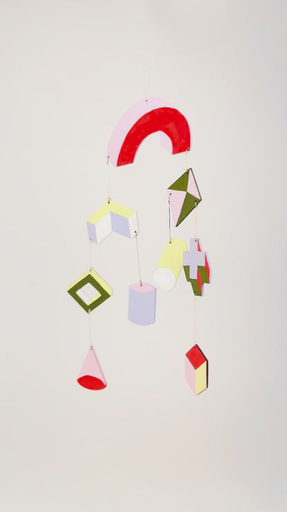 "Construct" Mobile Kit - DIY Modern Geometric Wall Hanging