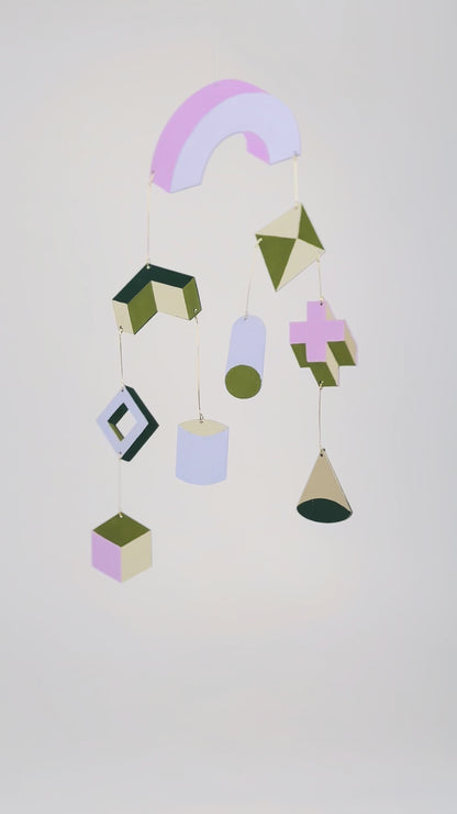 "Construct" Mobile Kit - DIY Modern Geometric Wall Hanging