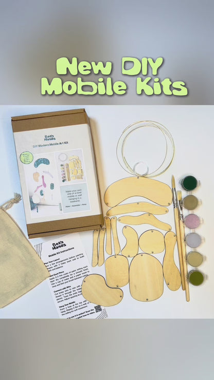 "Orbit" Mobile Kit - DIY Modern Sculptural Mobile Craft Kit