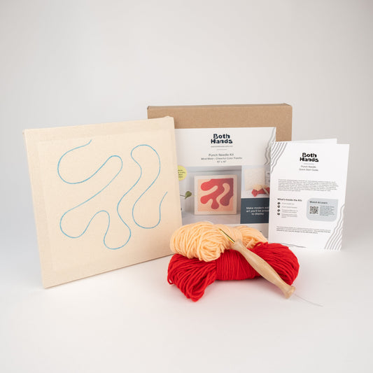 "Mind Meld" - Punch Needle Kit - Modern DIY Wall Art for Beginners