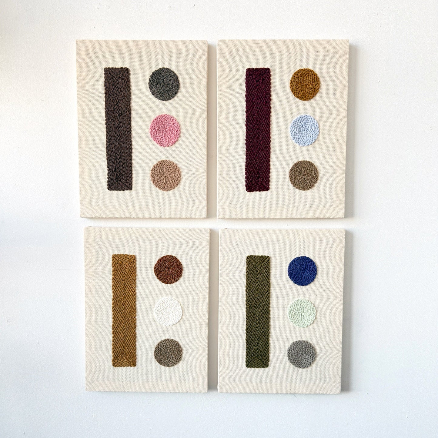 "Signal" - Punch Needle Kit - Modern DIY Wall Art