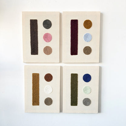 "Signal" - Punch Needle Kit - Modern DIY Wall Art