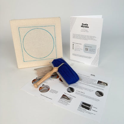 "Spotted" - Punch Needle Kit - Modern DIY Wall Art for Beginners